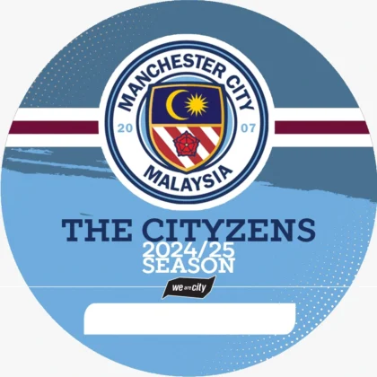 Sticker Design 2Moto Manchester City Supporters Club Malaysia
