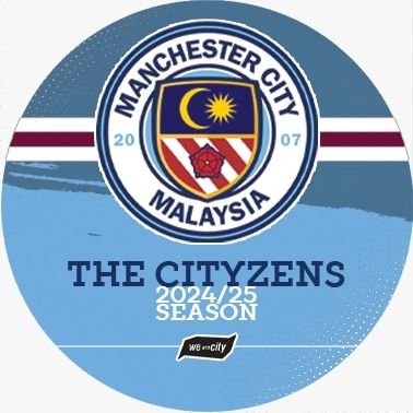 Sticker Kereta Manchester City Supporters Club Malaysia