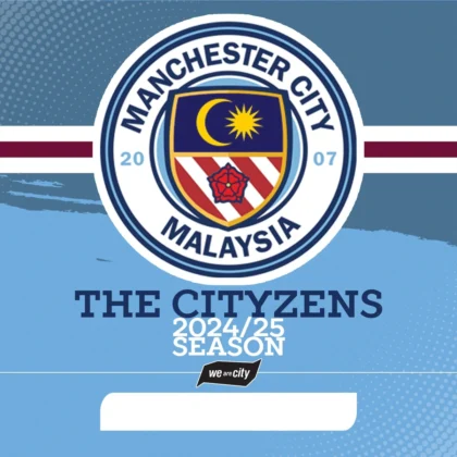 Sticker Moto Manchester City Supporters Club Malaysia